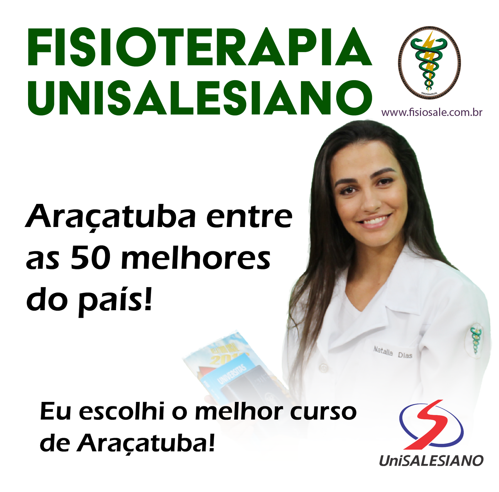 Ação do curso de Fisioterapia